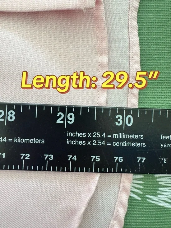 Eagle Shirtmakers Pink Dress Shirt 15.5 32/33 Non-Iron 100% Cotton Mens Medium - Picture 9 of 9